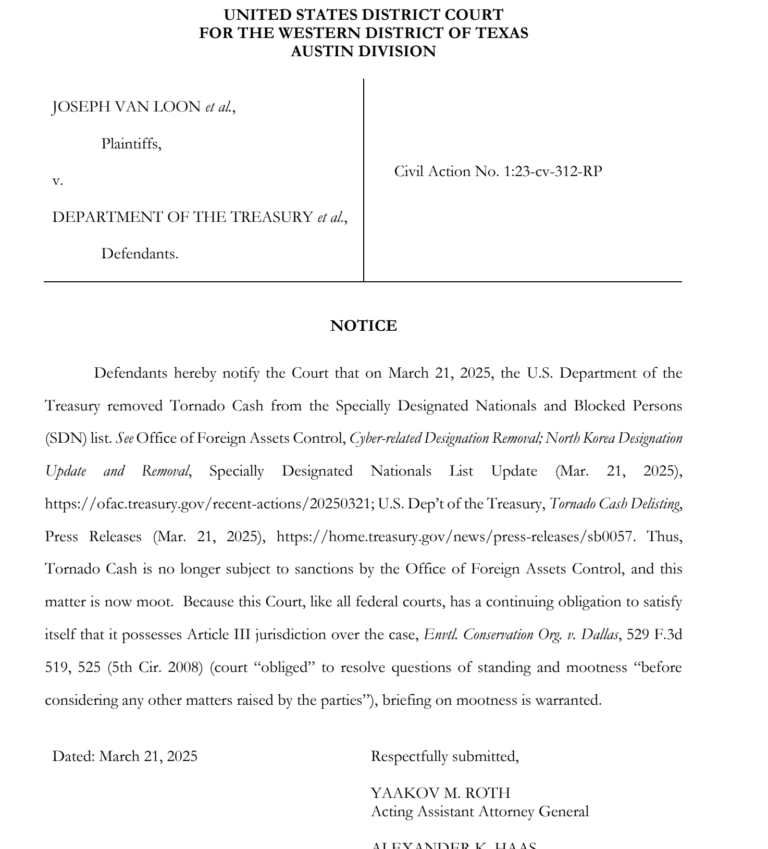 United States, Court, Tornado Cash