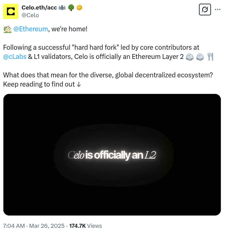 Scalability, Celo, Layer2