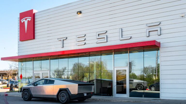 Tesla showroom in Texas targeted with 'incendiary devices', police say