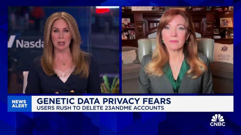 We don't know who could buy 23andMe data and how it could be used against us, says Theresa Payton