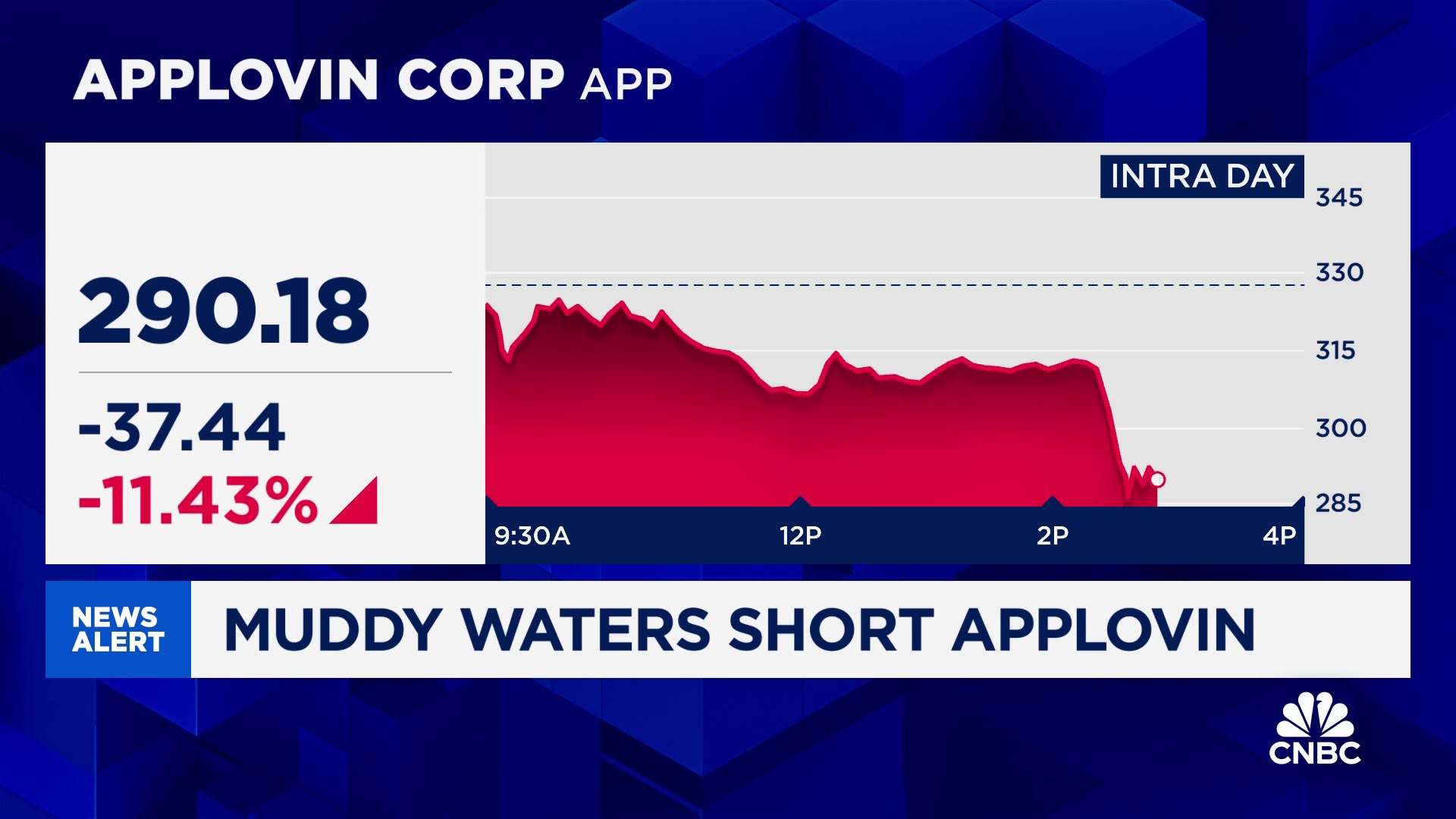 AppLovin shares down after Muddy Waters short
