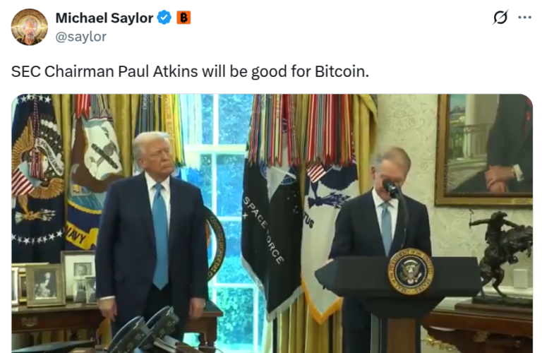 New SEC chair ‘will be good for Bitcoin’ — Michael Saylor