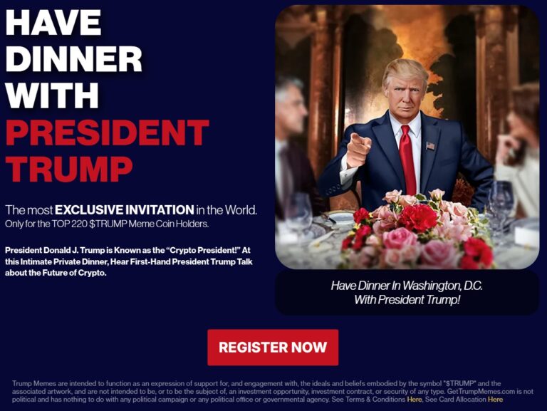 US Senator calls for Trump impeachment, cites memecoin dinner