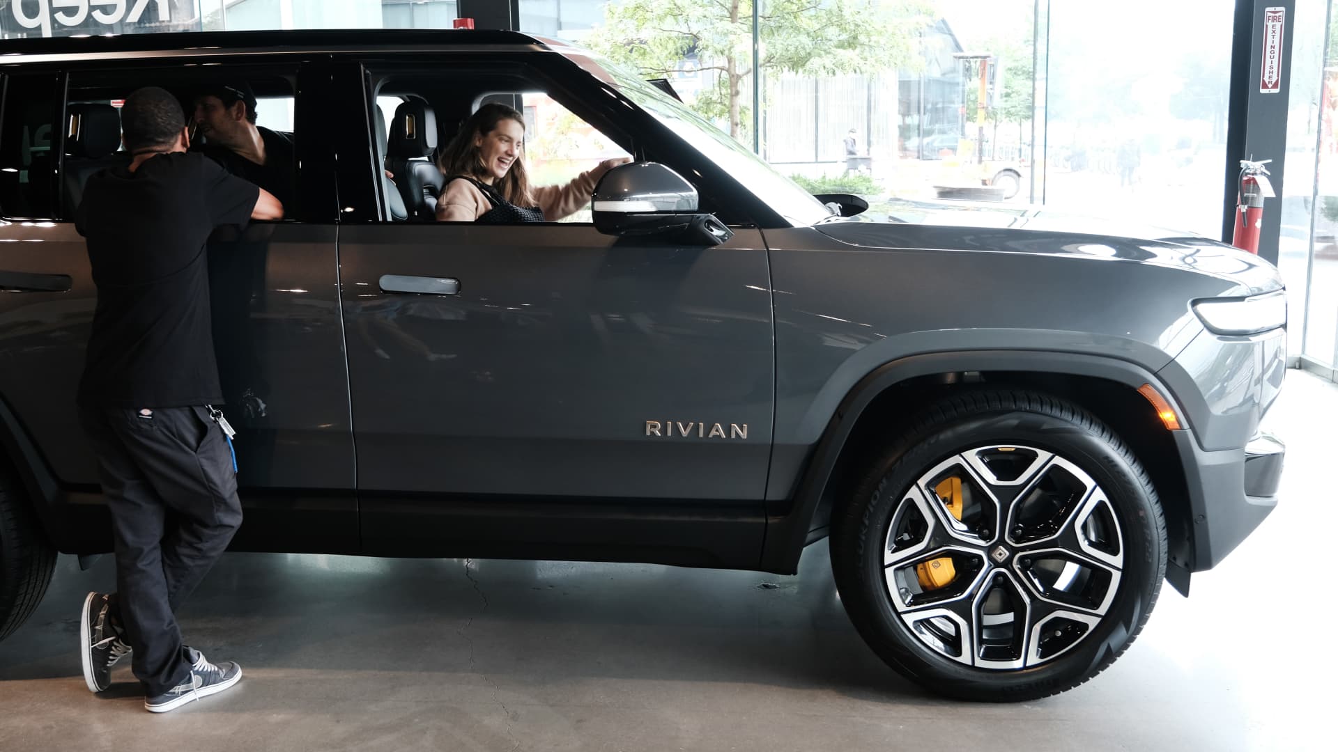 Rivian reports fall in first-quarter deliveries