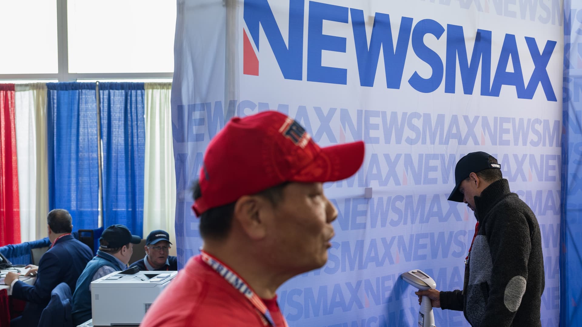 Shares of conservative cable channel Newsmax soar another 40% after massive debut