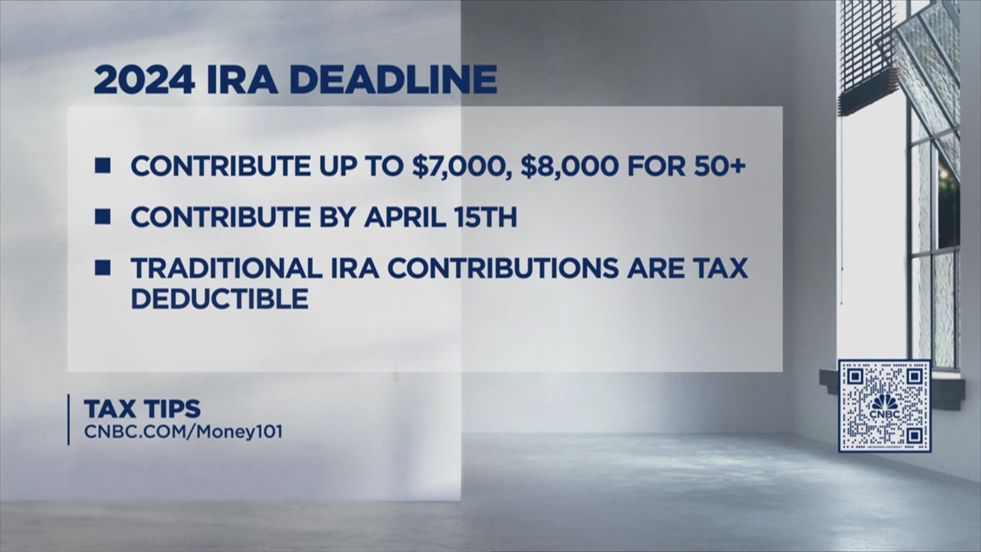 Tax Tip: IRA Deadline