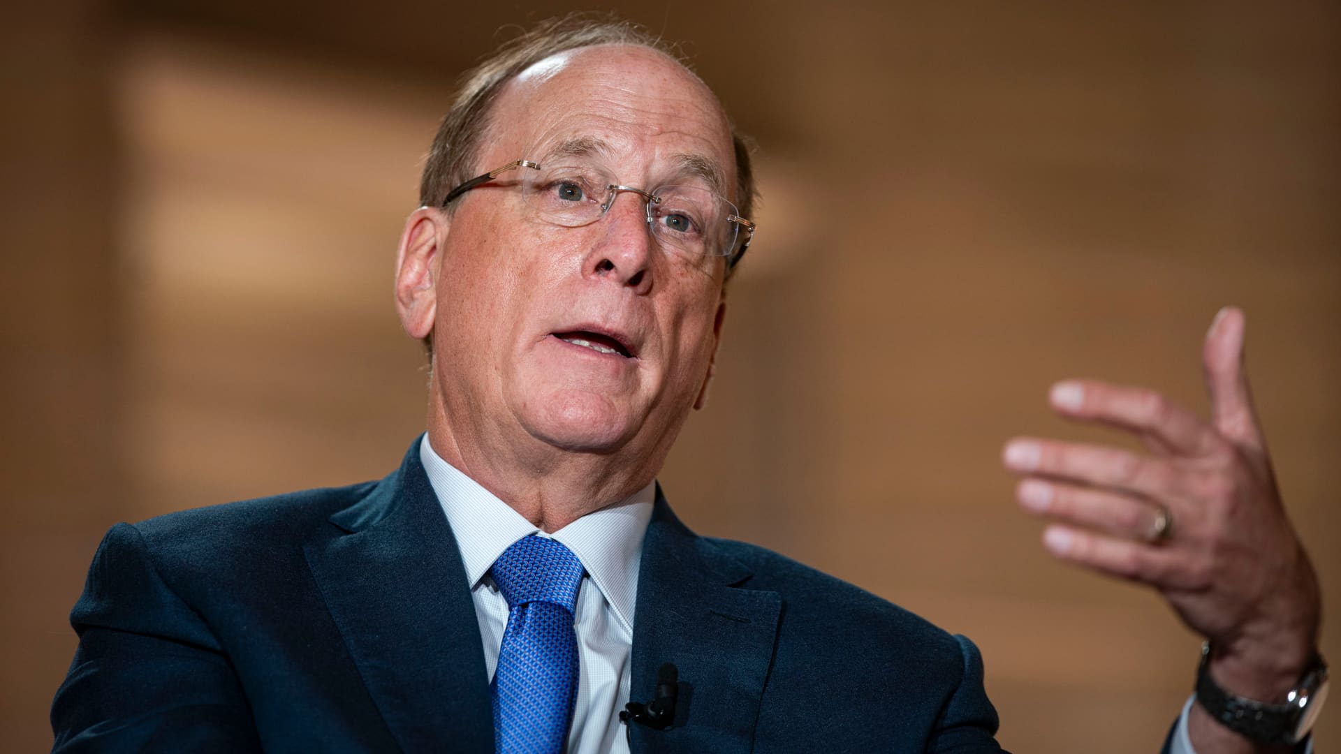 CEOs think the U.S. is 'probably in a recession right now,' says BlackRock's Larry Fink