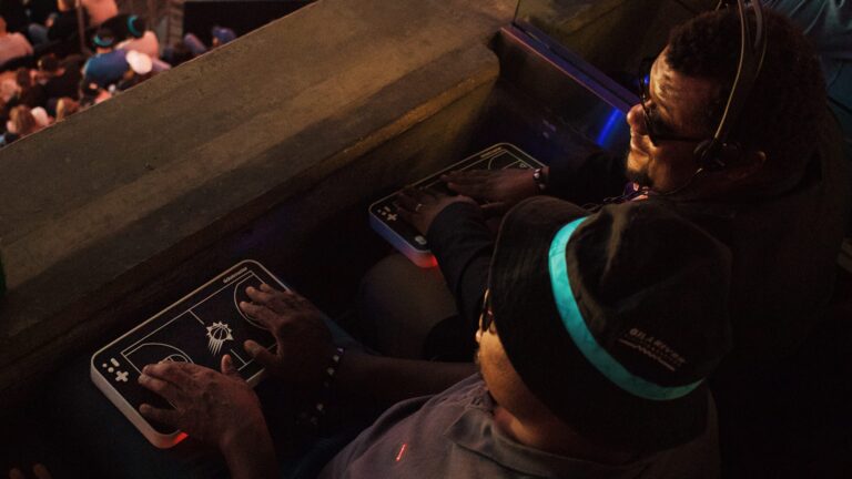 Sports teams adopt tactile tech for blind and low-vision fans