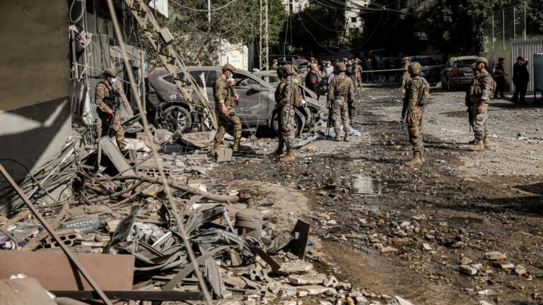 Israeli military says it attacked Hezbollah militant in Beirut's southern suburbs