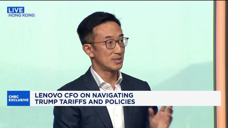 Lenovo Group CFO reacts to the Trump tariffs