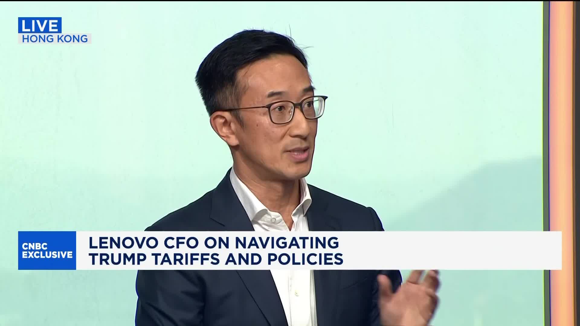 Lenovo Group CFO reacts to the Trump tariffs