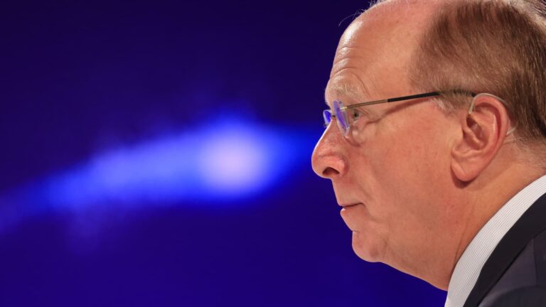 BlackRock's Larry Fink says U.S. is very close to a recession and may be in one now