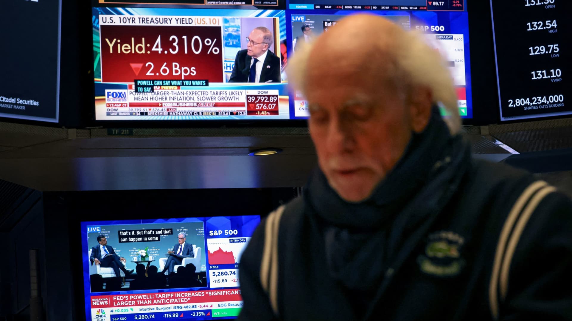 Stock futures rise after major averages tumble in tech sector sell-off: Live updates