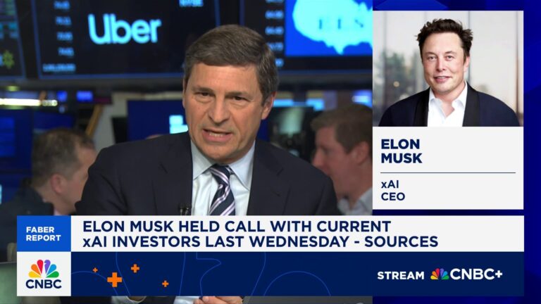 Faber Report: Elon Musk held call with current xAI investors, sources say