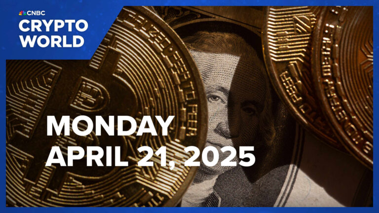 Bitcoin rises as stocks slide and U.S. dollar weakens: CNBC Crypto World