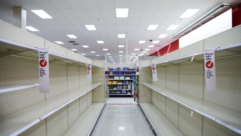 Empty shelves, trucking layoffs lead to a summer recession in Apollo's shocking trade fight timeline