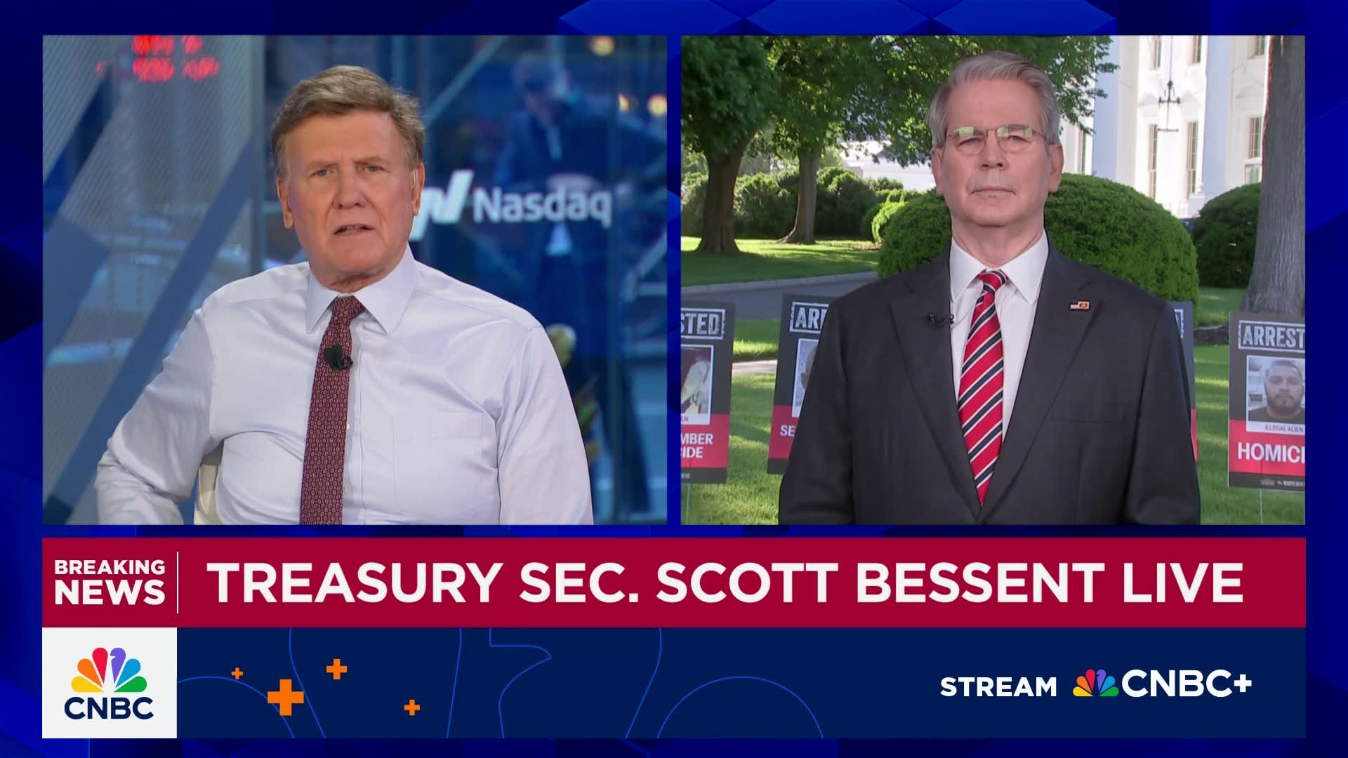 Treasury Secretary Scott Bessent: It's up to China to de-escalate trade tensions