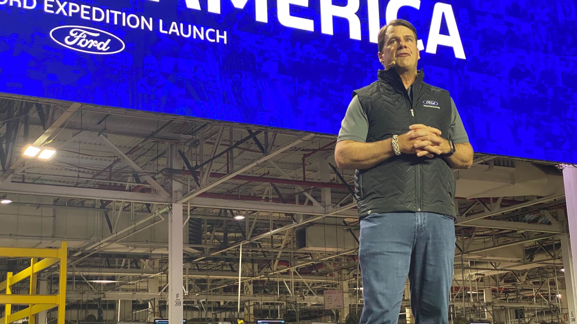 Ford CEO says Trump's tariff reprieve is helpful, but more changes needed