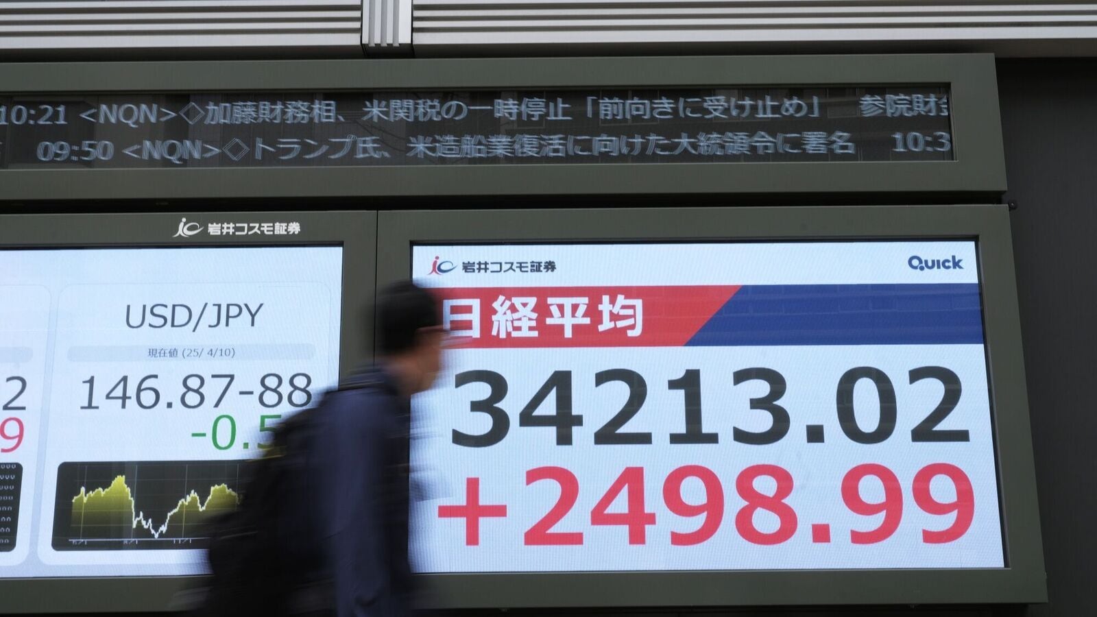 Asian markets slump on US-China trade war worries; Japan’s Nikkei cracks over 5%, Hang Seng set for lower open