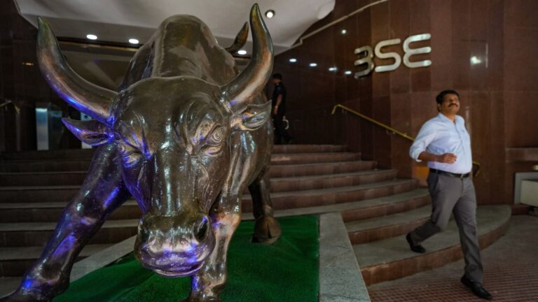 Sensex, Nifty 50 end lower but outshine Asian peers as Trump tariffs hit markets; pharma stocks shine