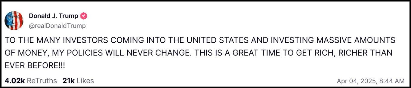 As Trump tariffs wreak havoc on stock market, investors rush for exit