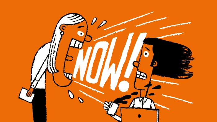 Lashing out at staff is bad for business