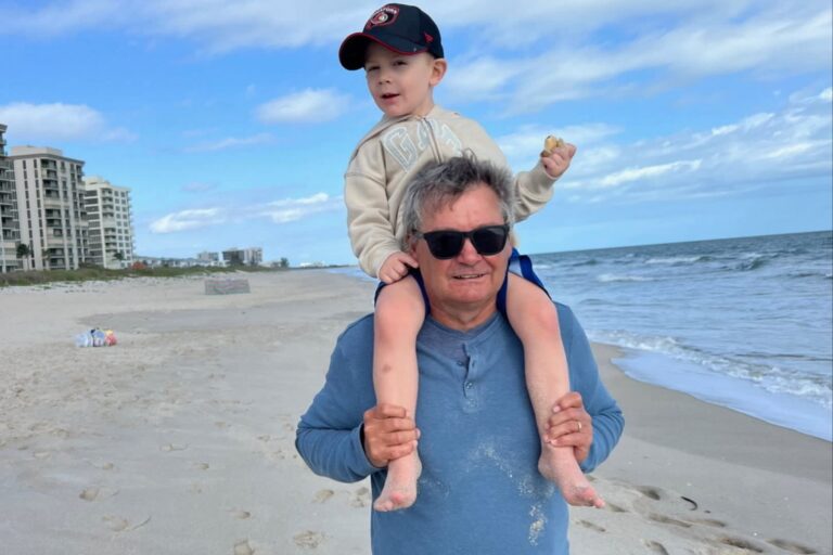 John Gauvreau on vacation in Port St Lucie, Florida, in February 2025