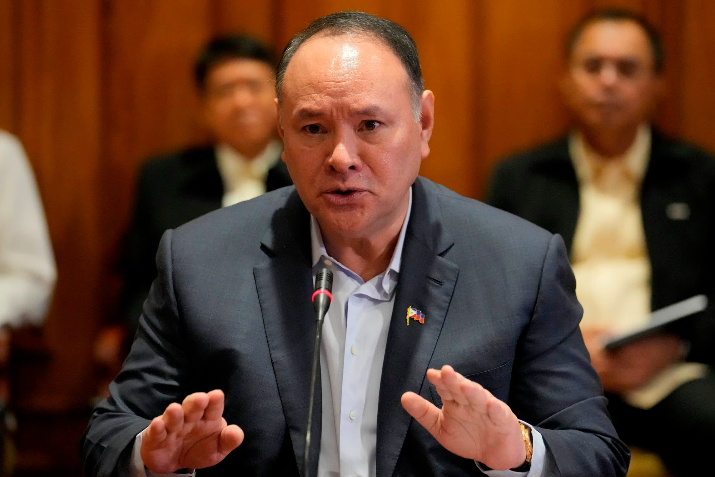 Gilbert Teodoro, national defence secretary of the Philippines