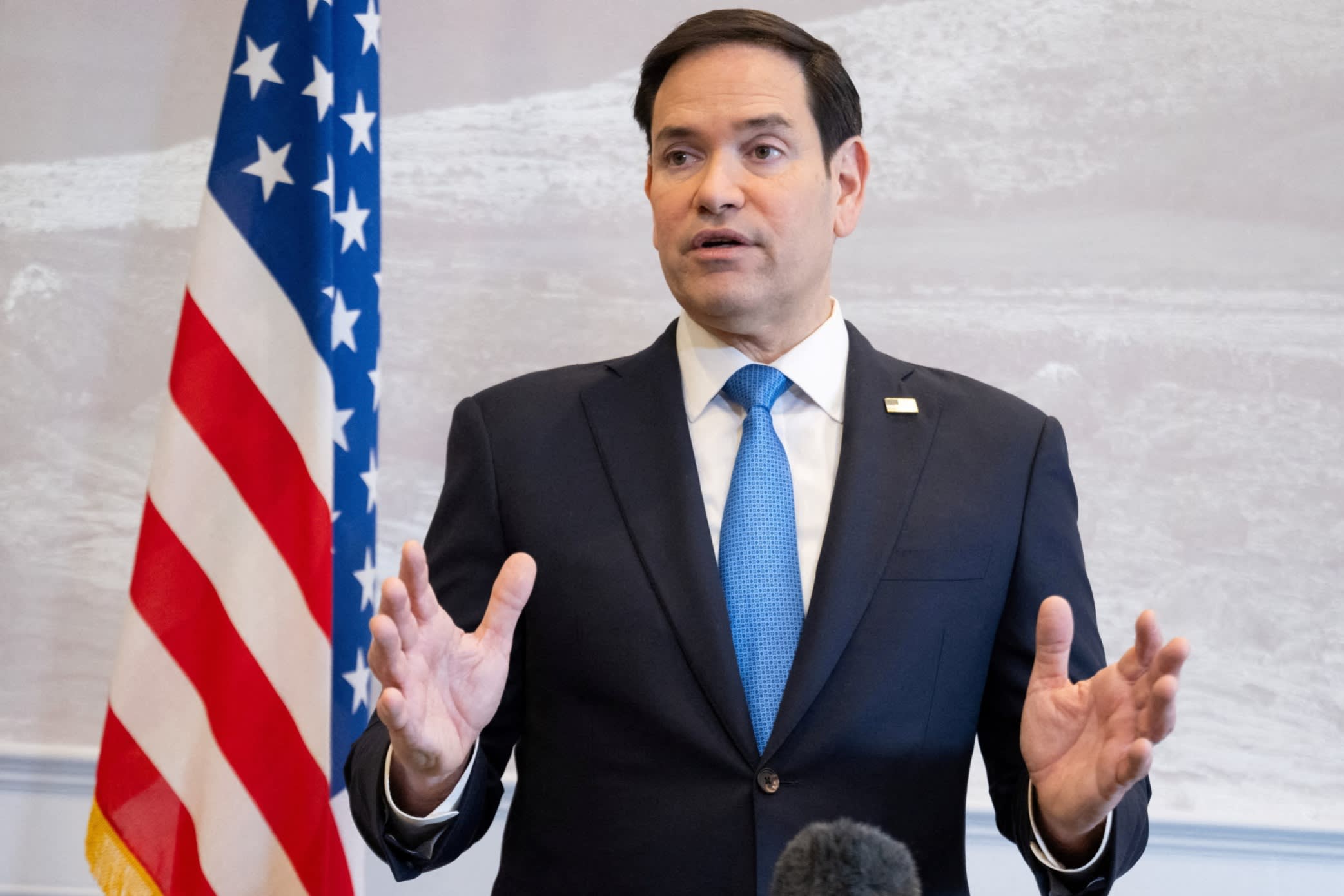 Marco Rubio giving a speech