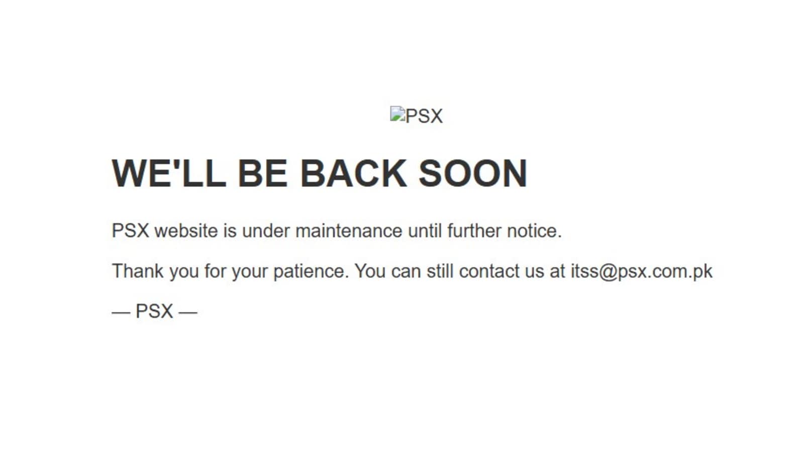 Pakistan Stock Exchange portal down amid tensions over Pahalgam attack, netizens say, ‘good way to stop stock sell’