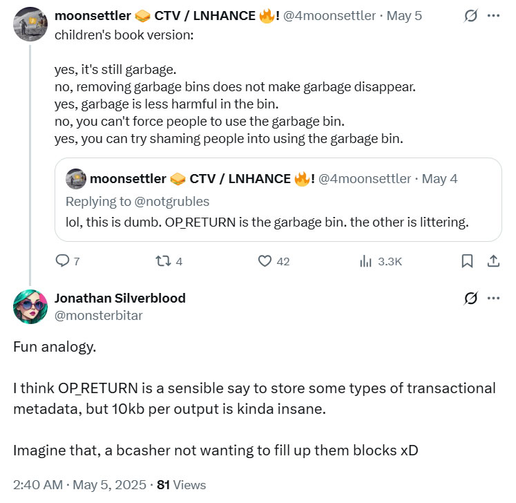 Bitcoin Core to unilaterally remove controversial OP-Return limit