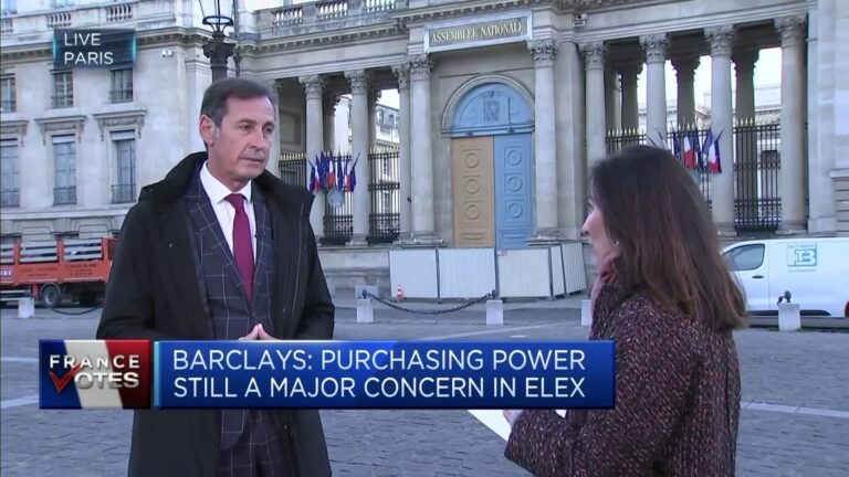 Economist discusses the 'risky' French election issue of increasing the retirement age