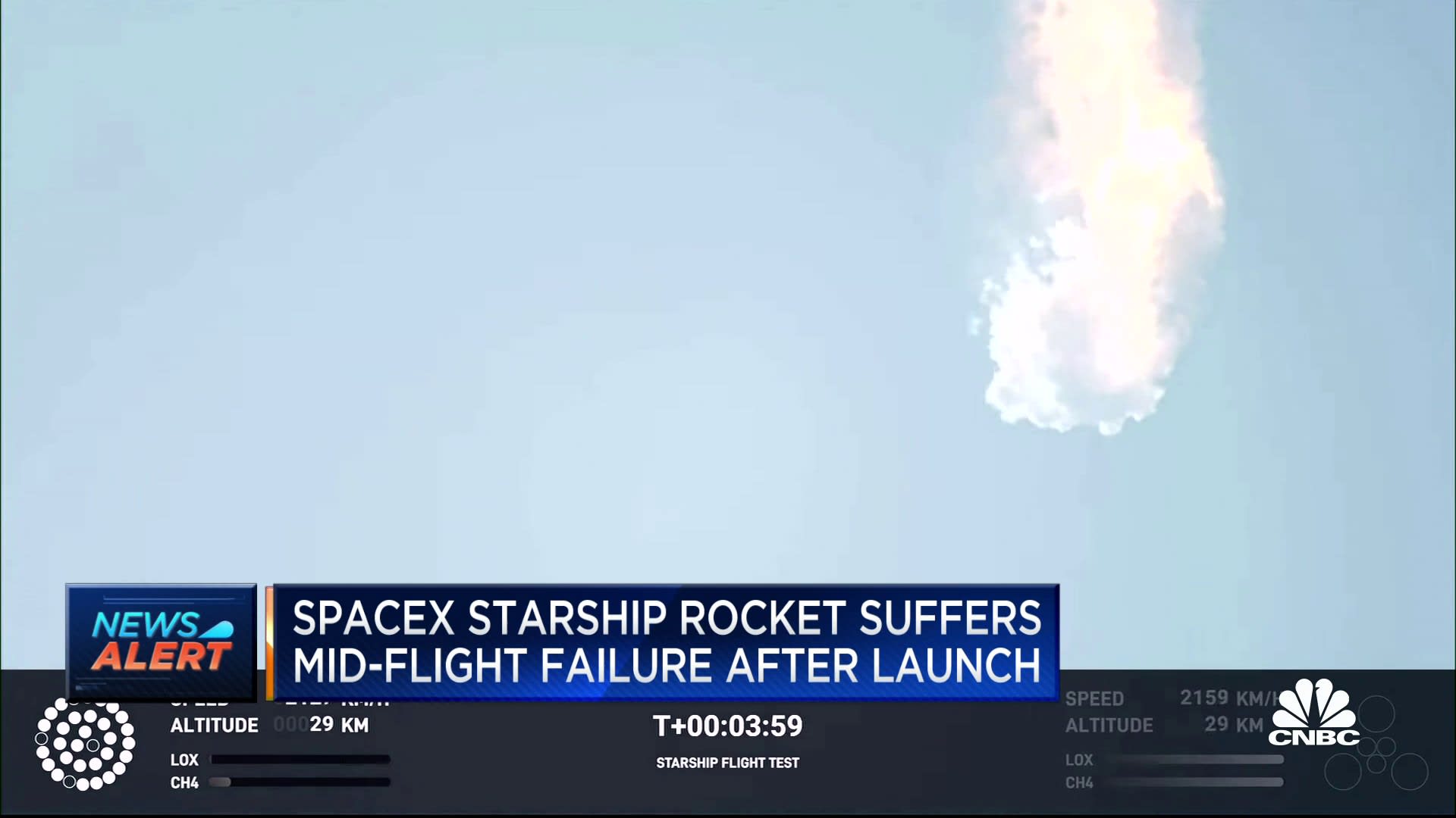 SpaceX's Starship rocket explodes a few minutes after the launch