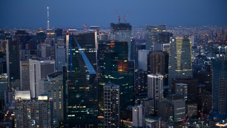 Japan’s economy contracts for first time in a year as exports fall, shrinking by a more than expected 0.2%