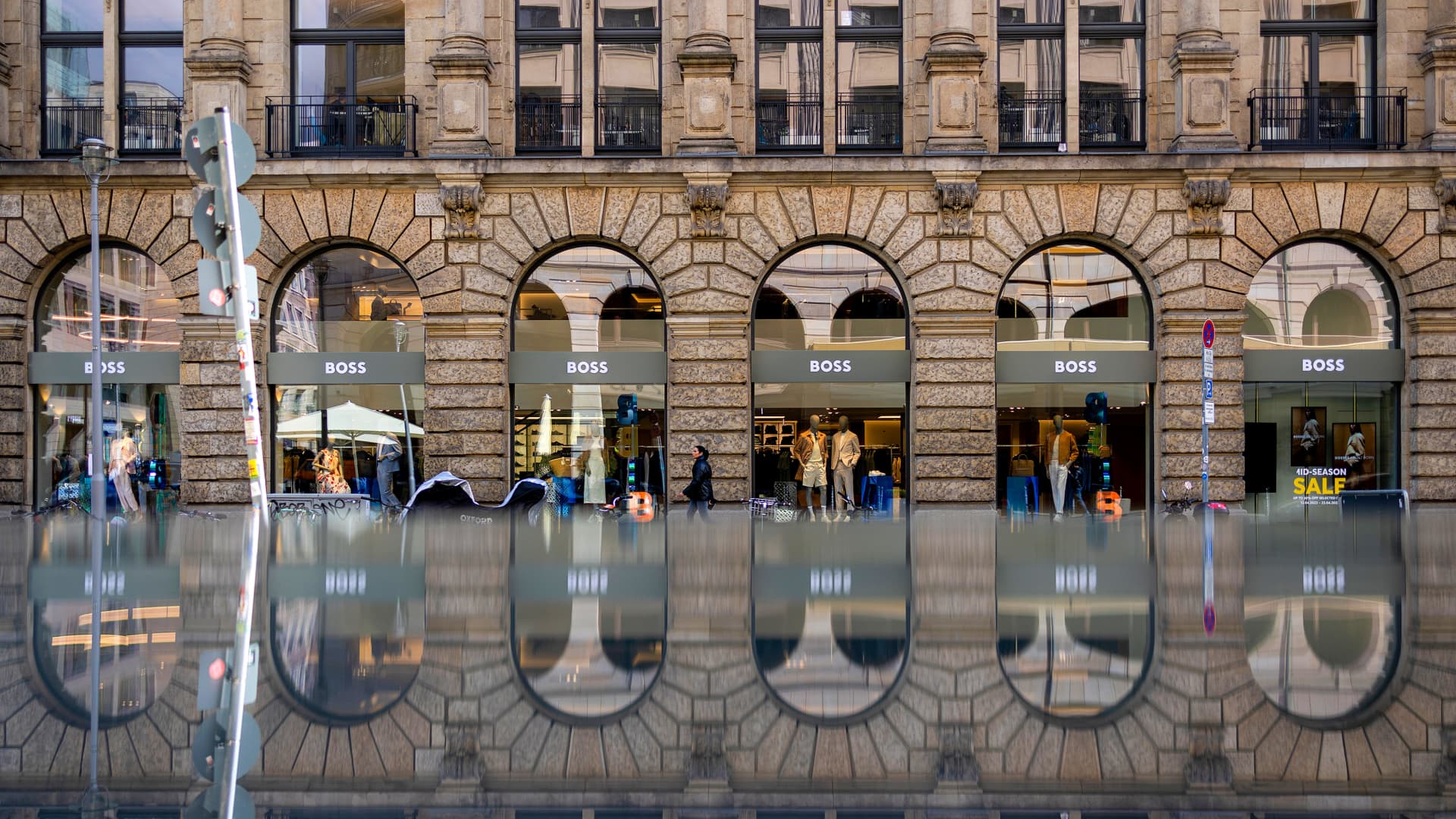 Fashion retailer Hugo Boss shares pop 8% on better-than-feared first-quarter sales