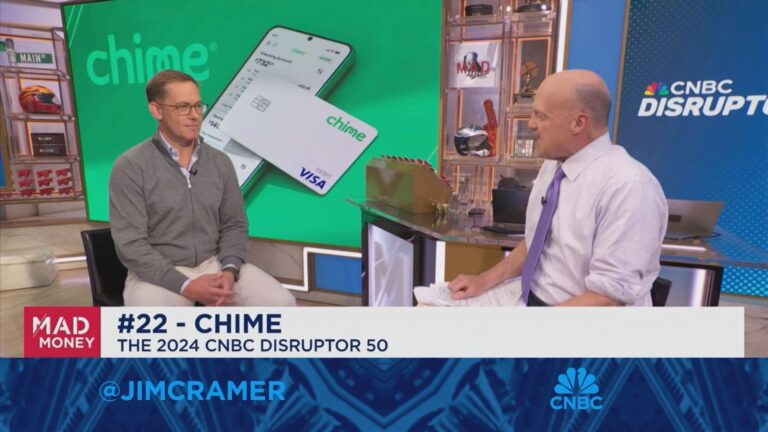 We don't rely on fees, instead we monetize transactions, says Chime CEO Chris Britt