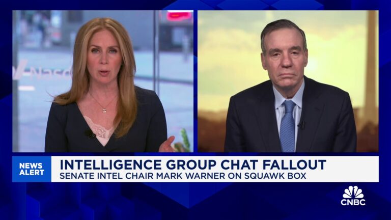 Sen. Mark Warner on Signal group chat leak: If you were a military or CIA officer, you'd be fired