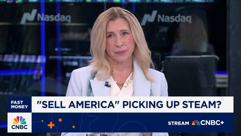 Rebecca Patterson says markets could see big outflows from foreign investors out of U.S. assets