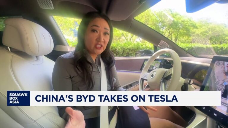 China's BYD takes on Tesla with super-fast charging & autonomous driving technology