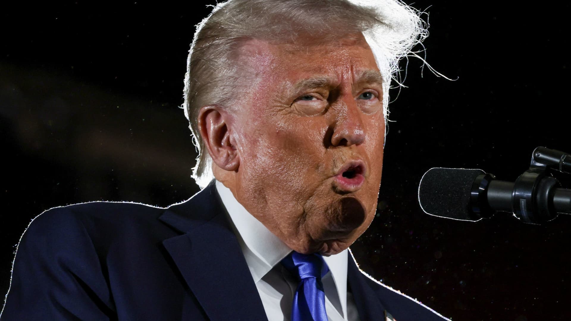 Trump downplays recession fears, saying the U.S. would be 'OK' in the long term