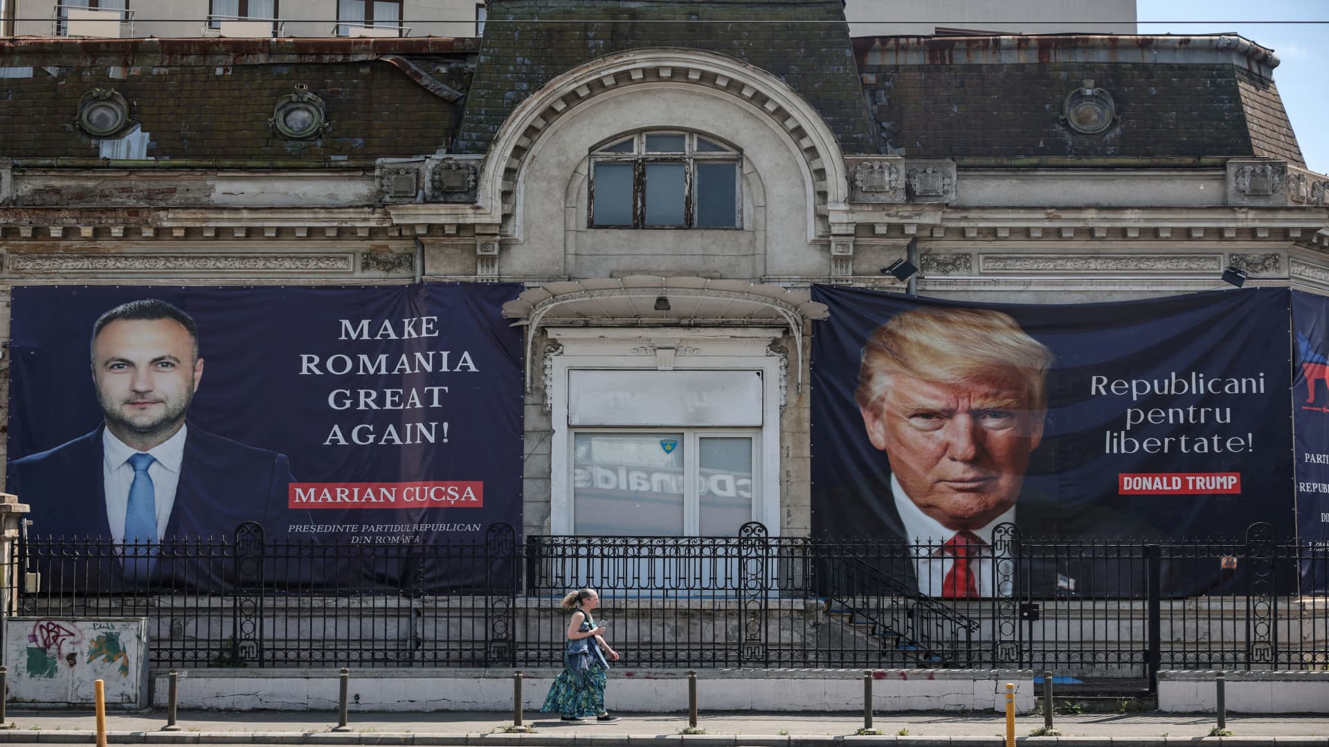 Romanians vote in a presidential redo after voided election sparked deep political crisis