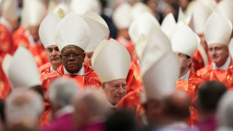 Black smoke signals no pope elected in first conclave vote