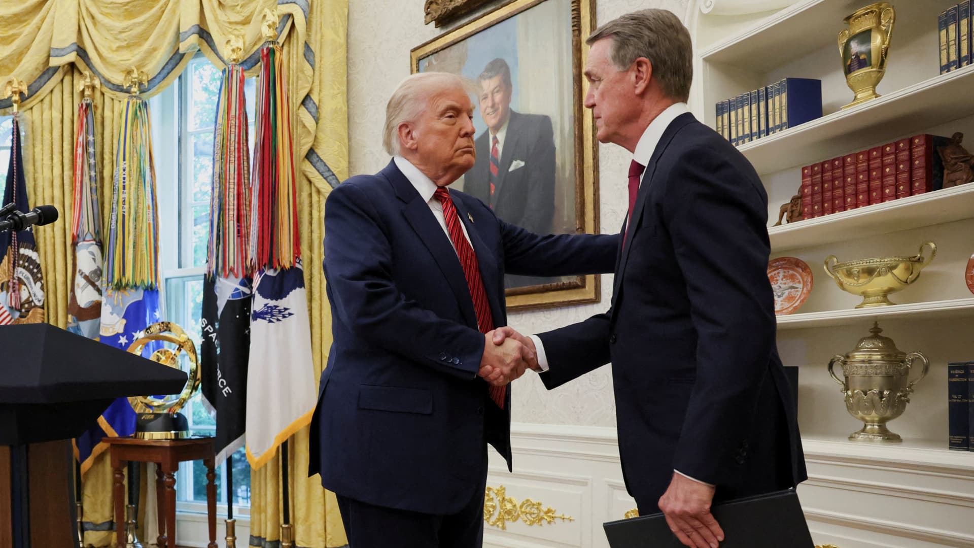 Trump's ambassador to China sworn in ahead of high-stakes talks in Switzerland