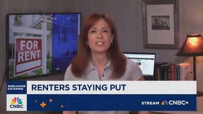 Renters are staying put, due to concern over the economy