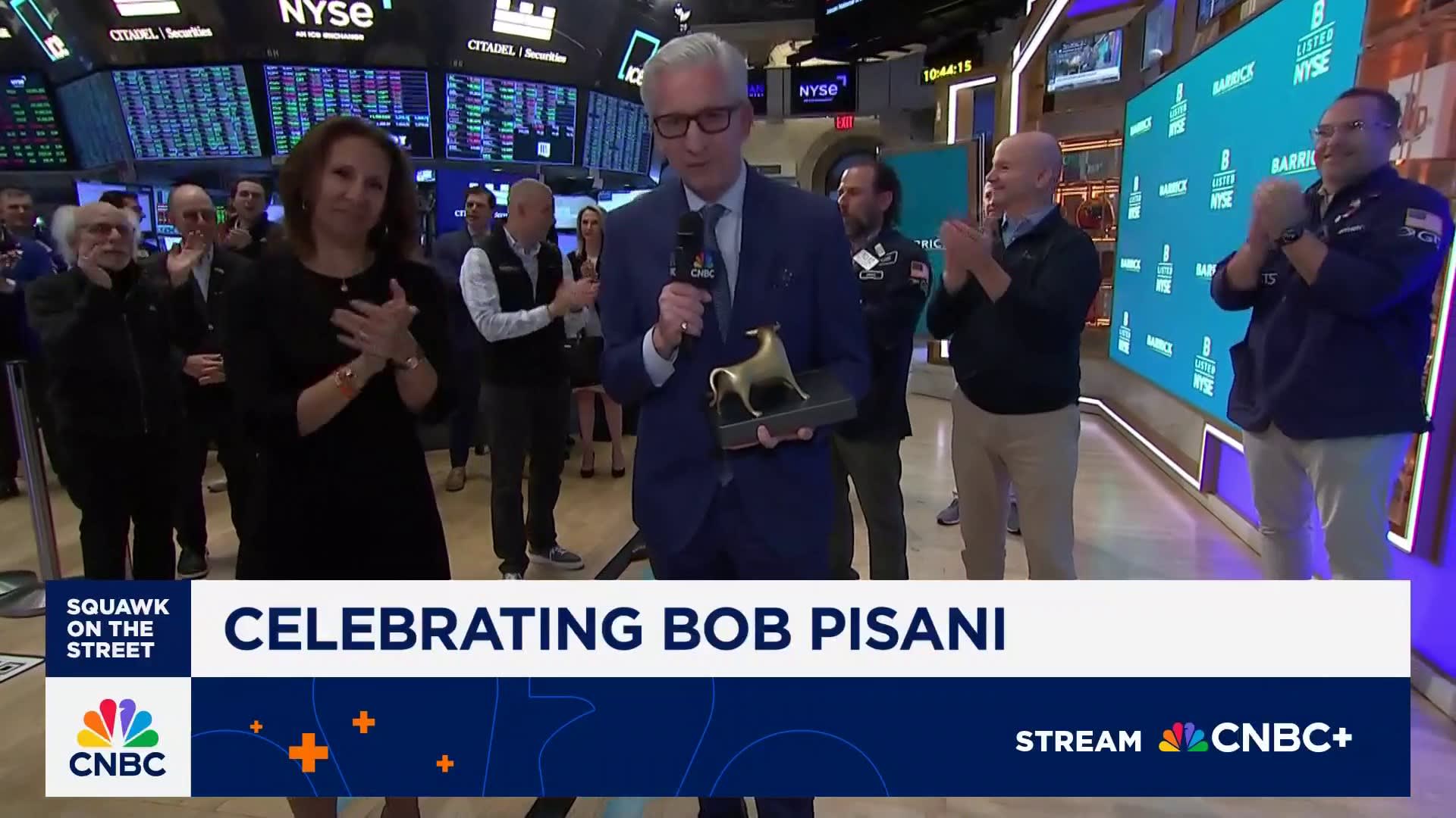 Bob Pisani celebrates 35 Years at CNBC as he retires from day-to-day reporting