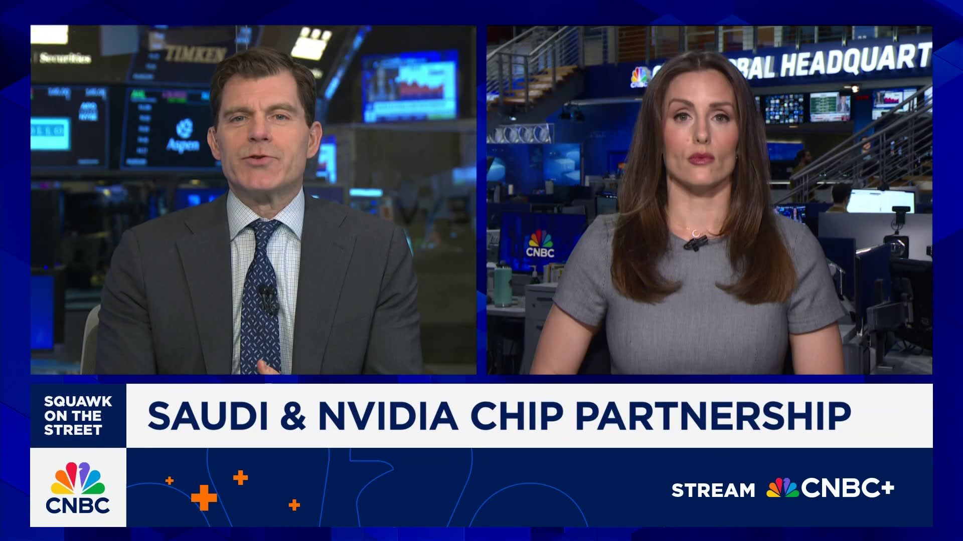 Nvidia unveils chip partnership with Saudi Arabia