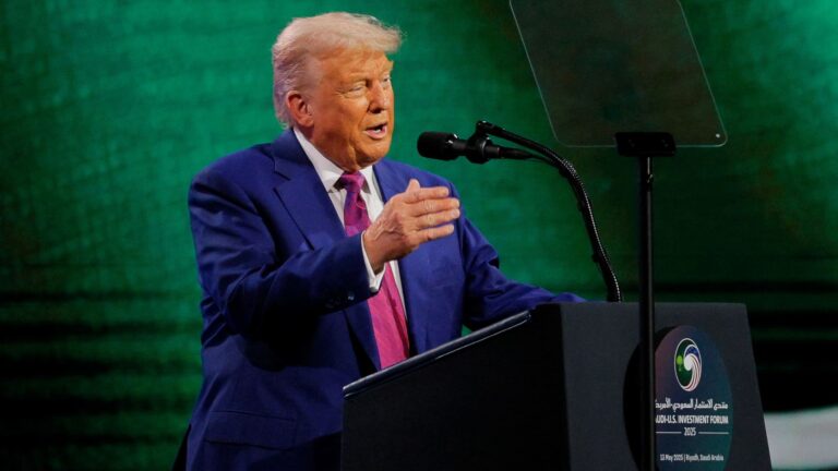 Watch live: Trump speaks after White House announces $600 billion Saudi investment in U.S.