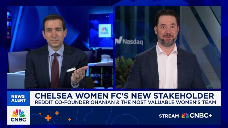 Alexis Ohanian on Chelsea FC Women investment: We'll see billion-dollar women's soccer clubs one day