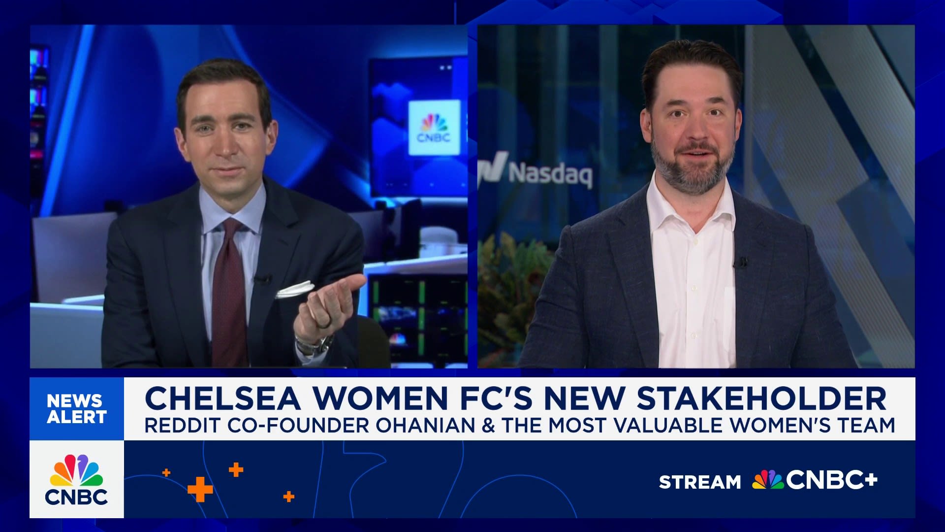 Alexis Ohanian on Chelsea FC Women investment: We'll see billion-dollar women's soccer clubs one day