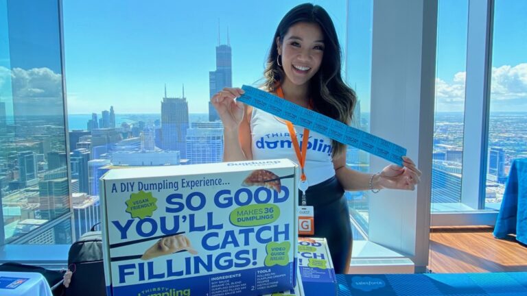 She's made $10,000 in an hour from her dumpling business—more than what she made a month in corporate
